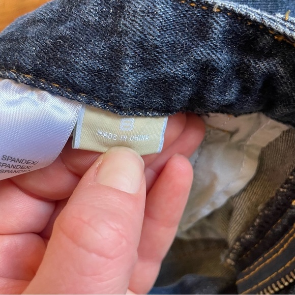 MICHAEL KORS Women’s Blue Straight Boot Cut Jeans Denim Size 8 - Picture 7 of 11